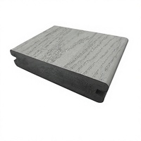Revêtement de terrasse en composite bois-plastique PVC de style européen, respectueux de la peau