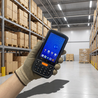 Terminal de données mobiles robuste C-Readertek CR-N60 4'' 4G Android 12 IP66 avec lecteur de codes-barres 1D/2D, GMS, GPS pour la logistique