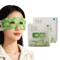 Nouveau patch auto-refroidissant visible pour les yeux, masque pour les yeux froids avec arôme de pomme verte pour le gonflement des yeux