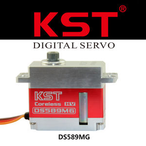 เซอร์โว KST DS589 7.4V/8กก./0.09วินาที เกียร์เหล็ก ขนาดเล็ก สำหรับเฮลิคอปเตอร์ 500 ไซคลิก ได้รับการรับรอง CE/FCC ลูกปืน 2BB - Product Image 2