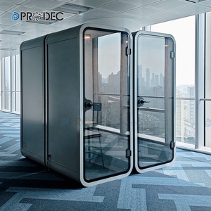 <span class=keywords><strong>Cabine</strong></span> insonorisée pour école, <span class=keywords><strong>cabine</strong></span> silencieuse à structure métallique, <span class=keywords><strong>studio</strong></span> <span class=keywords><strong>acoustique</strong></span> pour 4 personnes - Product Image 2