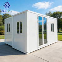Casa Contenedor Prefabricada Expandible EN 60898 Schuko, Lista para Habitar en 3 Horas, 40 Pies/20 Pies, 3 Dormitorios, Cocina, Lista para Usar, Tipo Villa