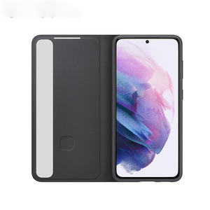 Cover ribaltabile intelligente per Samsung <span class=keywords><strong>Galaxy</strong></span> <span class=keywords><strong>S21</strong></span> Ultra Flip-free Window View Smart Chip custodia in pelle per <span class=keywords><strong>Galaxy</strong></span> <span class=keywords><strong>S21</strong></span> <span class=keywords><strong>Plus</strong></span> - Product Image 3