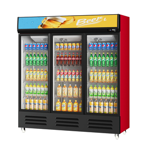 Frigorifero Commerciale Personalizzato all'Ingrosso, Vetrina Espositiva con Doppia Porta in Vetro per Bevande e Birra - Product Image 3