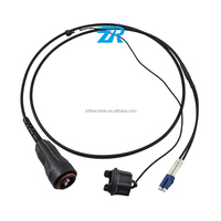 Cable de conexión CPRI Patchcord RRU BBU RRH cable de fibra óptica SC LC/PC DLC Jumper Conector Fullaxs FTTA Cable de conexión impermeable FLX