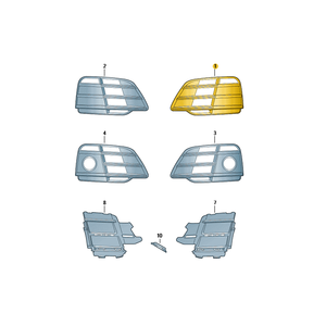 Parti originali griglia del serbatoio dell'acqua striscia di rivestimento 80 a807679 80 a807680 80 a807679m 80 a807680m 80 a807679mru6 80A 807 679 <span class=keywords><strong>M</strong></span> ru6per <span class=keywords><strong>Audi</strong></span> Q3 - Product Image 6