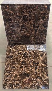 Piastrelle per pavimenti in marmo oro nero lucido 60x60 piastrelle per interni in gres porcellanato satinato Color nero satinato - Product Image 3