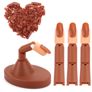 Modèle de mains de doigts protiques <span class=keywords><strong>pour</strong></span> la fabrication des ongles, exercices de peinture, outil d'entraînement manucure <span class=keywords><strong>pour</strong></span> débutant, équipement de pratique - Product Image 1