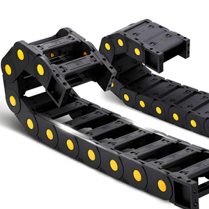 高品質リシェンブランド建設用キャリアケーブルワイヤーブリッジ型ナイロンフレキシブルケーブルドラッグチェーン - Product Image 1