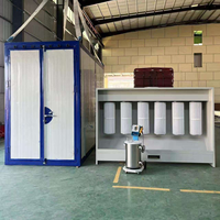 Équipement de revêtement par poudrage/séchage personnalisé 220 ℃   Cabine de peinture à haute température pour le durcissement des jantes de pièces automobiles
