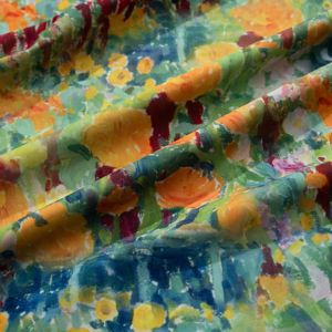 8039 Tốt Nhất Chất Lượng Sơn Phong Cách In Kỹ Thuật Số Đan Spandex Vải Đầy Sao Mô Hình Thời Trang Vải DIY/Quần Áo/Túi - Product Image 2