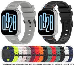 BEEFLYPOWER <span class=keywords><strong>Bracelet</strong></span> de montre en silicone vertical 22 mm au design frais pour <span class=keywords><strong>Amazfit</strong></span> <span class=keywords><strong>GTS</strong></span>/<span class=keywords><strong>2</strong></span>/2e/3/4 GTS2 <span class=keywords><strong>Mini</strong></span>/GTR - Product Image 3