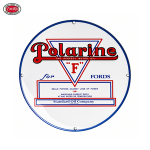 Lot de deux plaques rectangulaires en émail Zipfer Bier bleues, style moderne vieilli, en porcelaine, pour bar, <span class=keywords><strong>pub</strong></span>, ou cave à homme - Product Image 3