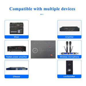 Avançado portátil sem fio <span class=keywords><strong>Mic</strong></span> Feedback Supressor Howling Canceller Freqüência Shifter para Conferência <span class=keywords><strong>Speaker</strong></span> Setup - Product Image 3