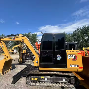 Expédition rapide - Mini-excavatrice CAT 306E2 d'occasion de 6 tonnes avec godet de 0,25 m³ - Matériel de travaux publics et d'aménagement paysager prêt à être expédié - Product Image 1