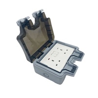 Boîtier de protection IP66 pour interrupteur extérieur, type 86 ou 146, avec couvercle anti-poussière pour usage domestique, boîte de protection étanche