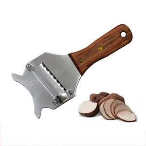 Wholesale Wholesale S122 Adjustable Smooth Blade Truffle <b>Chocolate</b> Cheese Wood Handle Stainless Steel Slicer Shaver - Product Image 1