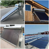 Chauffe-eau solaire à panneaux plats pour toiture 100L 300L 200L