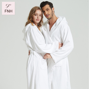 Bata <span class=keywords><strong>de</strong></span> Baño <span class=keywords><strong>de</strong></span> Algodón Puro para <span class=keywords><strong>Hotel</strong></span>, Material <span class=keywords><strong>de</strong></span> Toalla Gruesa para Otoño/Invierno, Camisón Largo con Capucha para Niños y Adultos (Padre-Hijo), Unisex - Product Image 1