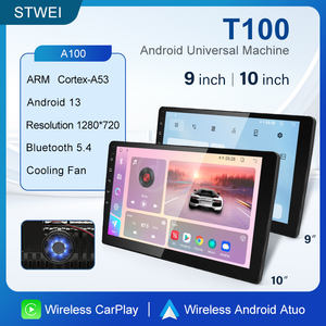 Lecteur Android universel pour voiture T100 9'' 10'' 4G WIFI Carplay sans fil Navigation GPS Écran multimédia - Product Image 2