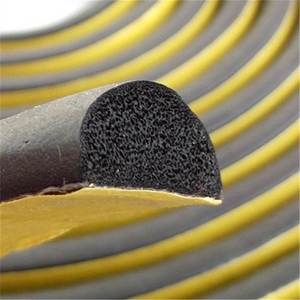 Joint de porte personnalisé de qualité supérieure éponge Epdm, joint en mousse auto-adhésif en caoutchouc, forme semi circulaire en D, bandes d'étanchéité de porte en caoutchouc Epdm, joint pour panneau électrique - Product Image 4
