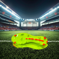 Chaussures de football professionnelles haute performance pour hommes, semelle extérieure en TPU, crampons moulés FG pour terrain ferme, légères, durables, antidérapantes, résistantes à l'eau