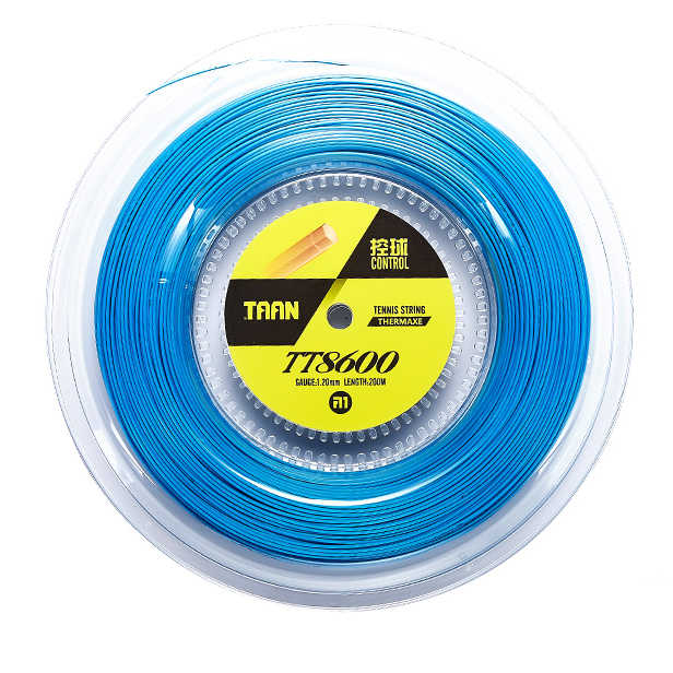 Polyester Tennis Racket String Hot Selling TAAN TT8600 Training Tennis Racket String Round Polyester ...