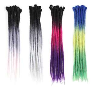 <span class=keywords><strong>Dreadlocks</strong></span> tressées avec enveloppes, extensions capillaires naturelles de 50-60cm de Long, 80 pièces - Product Image 3