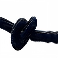 Tuyau flexible en PU haute élasticité avec ressort en fil d'acier, résistant aux hautes températures, pour souffleur d'animaux, sèche-cheveux et aspirateur