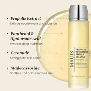 Hydratant <span class=keywords><strong>Miel</strong></span> Céramide <span class=keywords><strong>Propolis</strong></span> Extrait Acide Hyaluronique Apaise Nourrit Cadeau Convient Viser Verre Produit Coréen pour la Peau - Product Image 6