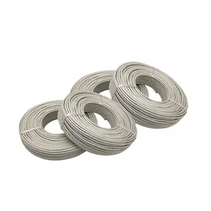 Mica High Temperature Braided Wire glass fiber braided shield thermocouple extension braided silver wire