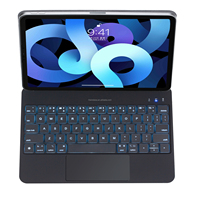 Clavier mécanique Gateron avec pavé tactile rétroéclairé RVB pour iPad Air 13/11 pouces M2, design ultra fin