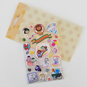 Custom Kiss-Cut 3D Puff Stickers Calcomanías de espuma levantada suave para el ordenador portátil, regalos promocionales - Product Image 3