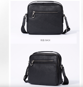 Bolso bandolera de cuero Andong para hombre, de cuero vacuno genuino, bolso de mano informal de moda, bolso mensajero para negocios y actividades al aire libre 6682 - Product Image 4