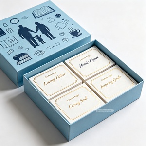 Cartes personnalisées en papier recyclé avec des mots positifs, cartes d'affirmation personnalisées pour les parents - Product Image 2