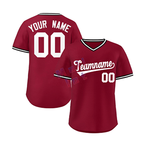 قميص بيسبول كلاسيكي بيع بالجملة ملابس رياضية غير رسمية زر قماش متين مناسب للنوادي والمدارس وخدمة OEM للتدريب - Product Image 1