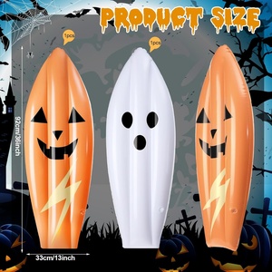 Tabla de Surf Inflable de PVC Colorida, Decoración para Fiestas en la Playa Hawaiana, Juguete para Piscina, Accesorio para Fotos, para Vacaciones de Verano - Product Image 2