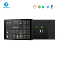 Tablette Android 14 POE 8 pouces RK3576s avec écran tactile CNC en métal, panneau de commande pour système Loxone & IoT, compatible avec les boîtes de jonction EU, UK, US