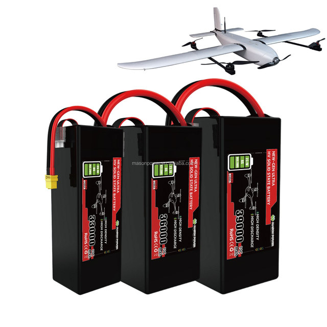 Solid State Battery 22.2V 51.8V 88.8V 16000mAh 22000mAh 30000mAh 40000 44000mAh High Voltage Lipo Battery for Drone UAV VTOL
