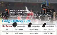 Système de transmission vidéo sans fil 1TX 4RX 820FT/250 mètres HDTV en ABS+PC pour caméras vidéo et diffusion en direct en extérieur