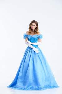 2024 gran oferta personaje de dibujos animados adulto <span class=keywords><strong>disfraz</strong></span> de Halloween cielo azul vestidos largos mujeres Halloween Cosplay disfraces al por mayor - Product Image 3