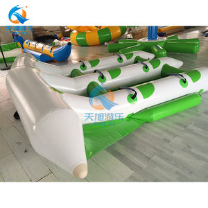 Bateau banane <span class=keywords><strong>gonflable</strong></span> Tianxu certifié CE, double tube, capacité de <span class=keywords><strong>6</strong></span> <span class=keywords><strong>personnes</strong></span>, 100-500 kg, couleur personnalisable, divertissements aquatiques - Product Image 3
