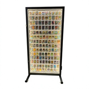 Morden Trading Card <b>Display</b> Case TCG <b>Display</b> Fixtures Metal Aluminum <b>Display</b> Stand - Product Image 1
