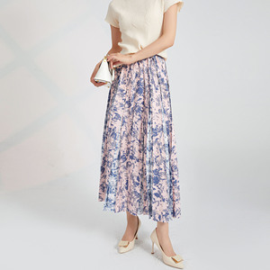 Faldas Midi para Mujer, Casuales, Primavera Verano 2025, Alta Calidad, Hechas a Mano, Pliegues de Acordeón, Tallas Grandes, Transpirables, Entrega Rápida - Product Image 1