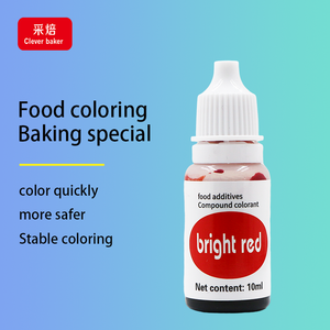Sıcak satış 12-<span class=keywords><strong>Color</strong></span> yenilebilir gıda boya sıvı sıcak kek boyama renklendirici lal sertifikalı şişe ambalajlama - Product Image 4