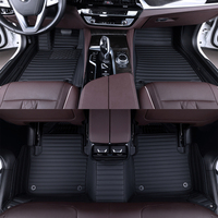 Tapis de voiture horizontal en cuir de luxe à motif 3D, haute précision, très élastique, facile à nettoyer, éponge de 10 mm d'épaisseur, collection 2026, vente chaude