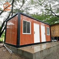 Maison conteneur préfabriquée moderne à faible coût, portable, avec salle de bain et cuisine, fournie directement par l'usine