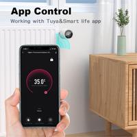 Sistema de Calefacción Termostática, Dispositivo Inteligente con Wifi, Pantalla Digital LCD Zigbee, Material ABS/PC, Aplicación de Control Remoto, Calefacción por Suelo Radiante