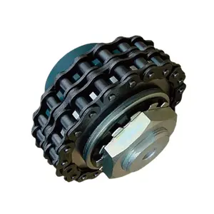 Roller Chain Coupling TC500-1 TC20-12 TC14-15 Flexible Mechanical Shaft Torque Limiter With Sprocket Chain