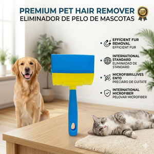 Rouleau Écologique Lavable pour Poils d'Animaux, Brosse Magique Réutilisable pour Nettoyer les Poils de Chien, Détachant Portable pour Tapis, Literie et Sièges de Voiture - Product Image 5